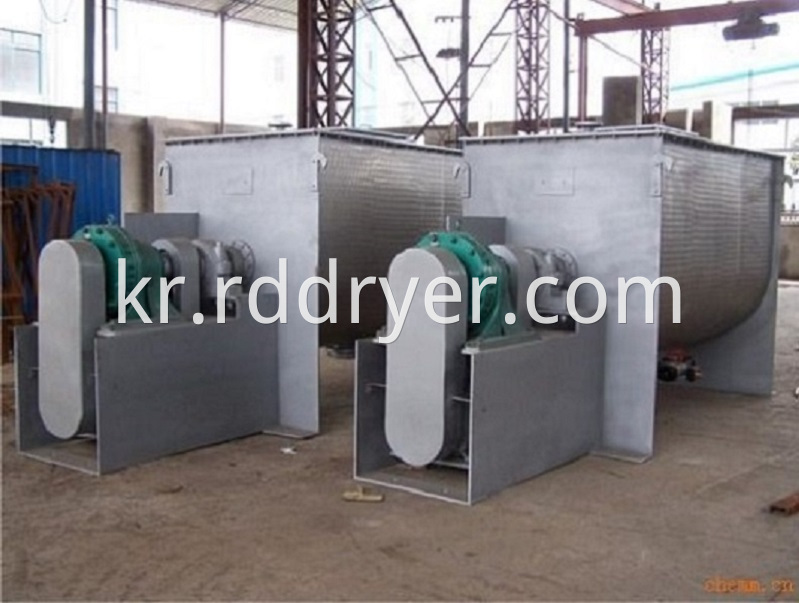 Horizontal Double Ribbon Blender Machine for Soybean Milk Powder